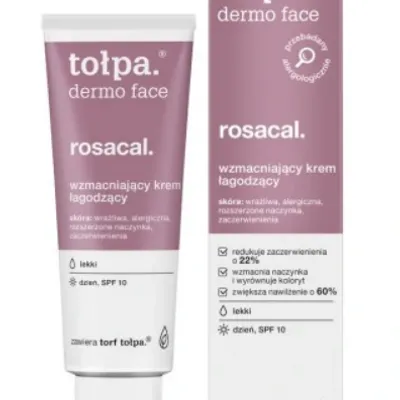 Tołpa dermo face rosacal krem wzmacniający łagodzący lekki na dzień 40 ml