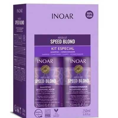 Inoar duo speed blond szampon 250 ml + odżywka 250 ml