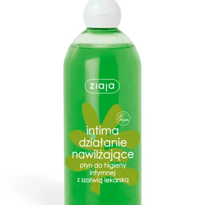 Ziaja intima działanie nawilżające.płyn do higieny intymnej z szałwią lekarską 500ml