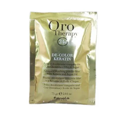 Rozjaśniacz keratynowy Fanola oro therapy de-color 75 g