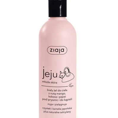 Ziaja jeju biały żel do ciała pod prysznic i do kąpieli 300ml