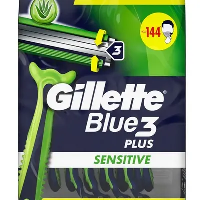 Gillette blue3 plus sensitive 9+3 szt