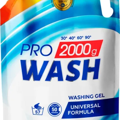 Pro wash żel do prania universal doypack 2000 g