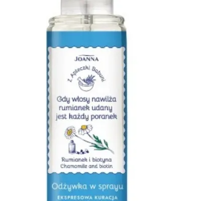 Joanna z apteczki babuni odżywka nawilżająca i ułatwiająca rozczesywanie 150 ml rumianek i biotyna