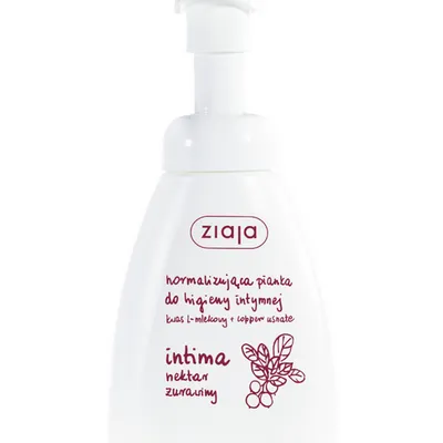 Ziaja intima pianka normalizująca do higieny intymnej.nektar żurawinowy.kwas mlekowy+ccpper usnate 250ml