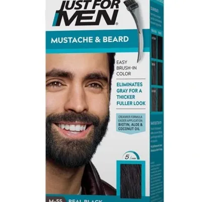 Just for men real black m55 color gel 28 g