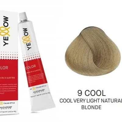 Alfaparf yellow color permanent 9 cool farba 100 ml