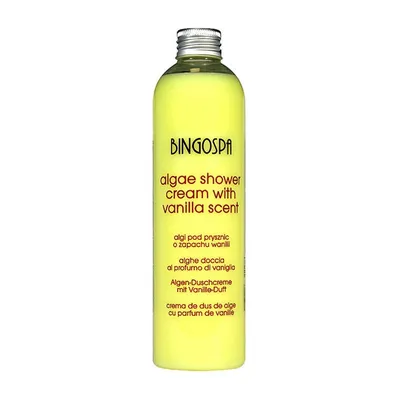 Bingospa algae shower cream with vanilla scent algi pod prysznic o zapachu wanillli 300ml