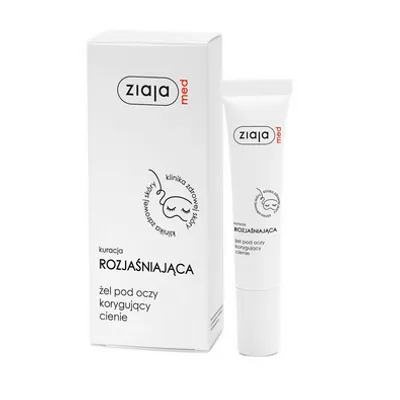 Ziaja med rozjasniający żel pod oczy korygujący cienie 15 ml