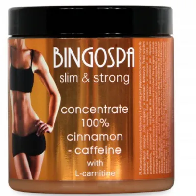 Bingospa slim & strong koncentrat 100% cynamonowo-kofeinowy z l-karnityną 250g