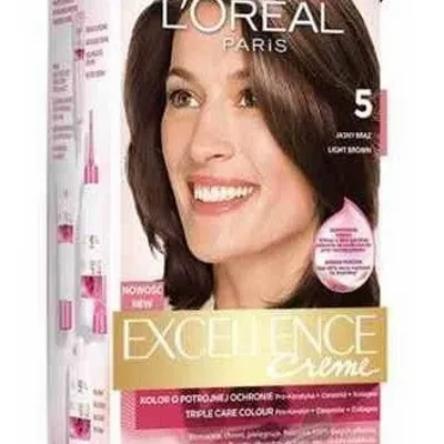 L'oreal paris excellence creme farba do włosów 5 jasny brąz