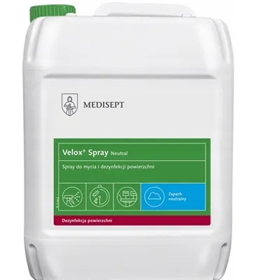 Medisept velox neutral spray do mycia i dezynfekcji powierzchni 5 l