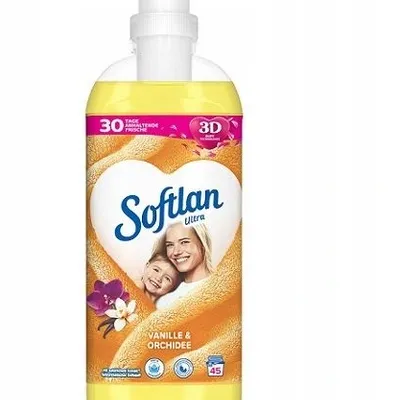 Softlan new wanilia&orchidea żółty płyn do płukania tkanin 1 l