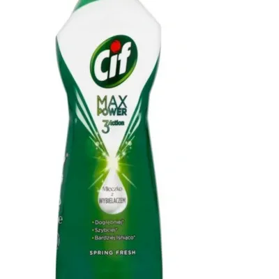 Cif max power spring fresh mleczko z wybielaczem 1001 g zielony