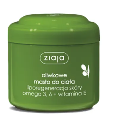Ziaja oliwkowe masło do ciała liporegeneracja skóry omega 3, 6 + witamina e 200ml