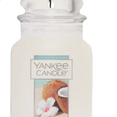 Yankee candle car jar single coconut beach