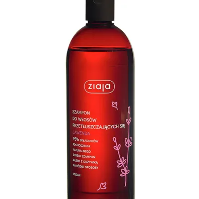 Ziaja vegan szampon do włosów przetłuszczających się lawenda 500 ml a