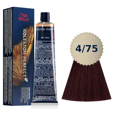 Wella koleston me + 4/75 farba 60ml