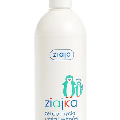 Ziajka żel do mycia ciała i włosów dla dzieci łagodny dla skóry 400 ml