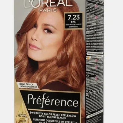 L'oreal paris recital farba do włosów blond opalizująco złocisty 7.23 bali
