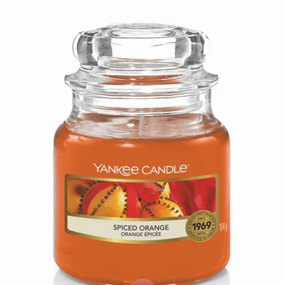 Yankee candle small jar spiced orange 104g