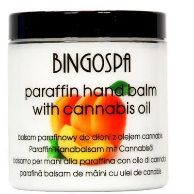 Bingospa balsam parafinowy do dłoni z morelą 250g