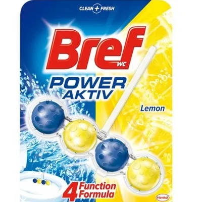 Bref power aktiv lemon 50 g zawieszka do wc