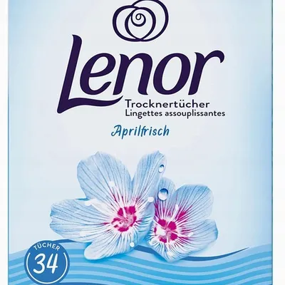 Lenor aprilifrisch chusteczki zapachowe do suszarki 34szt.