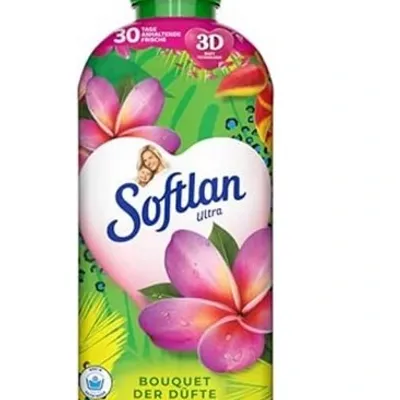 Softlan new paradise collection /tropikalny ogród płyn do płukania tkanin 650 ml