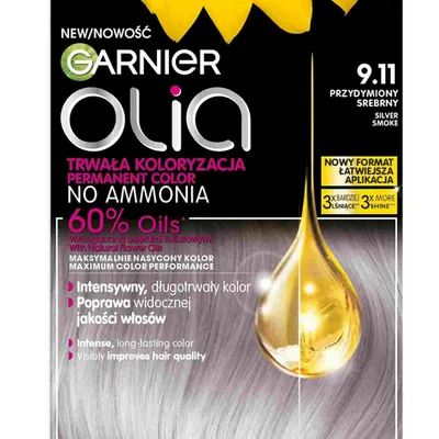 Garnier olia farba do włosów 9.11 srebrny dym