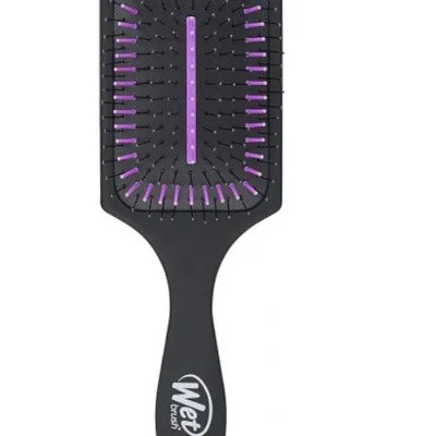 Wet brush paddle detangler charcoal infused