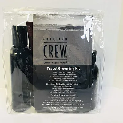 American crew travel grooming kit