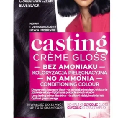 L'oreal paris casting creme gloss farba do włosów 210 granatowa czerń