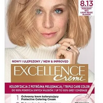 L'oreal paris excellence creme farba do włosów 8.13 perłowy beż