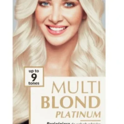 Joanna multi blond platinum rozjaśniacz do włosów do 9 tonów