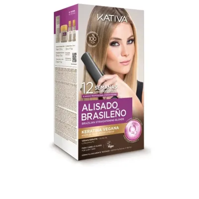 Kativa alisado brasileno blonde kit