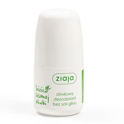 Ziaja liście zielonej oliwki -oliwkowy dezodorant bez soli glinu 60ml