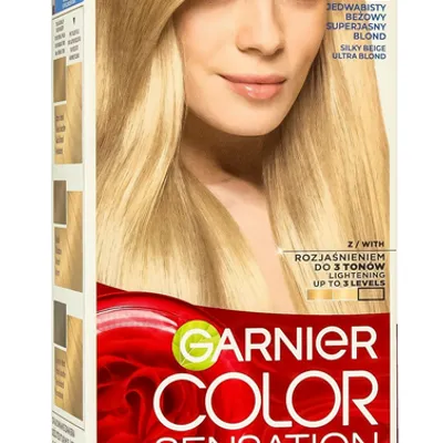 Garnier color sensation farba do włosów 113 jedwabisty beżowy superjasny blond