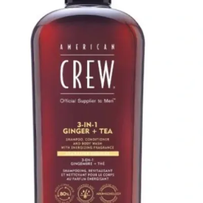 American crew 3 in 1 ginger + tea gel 250 ml