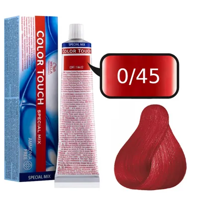 Wella color touch farba 60 ml 0/45