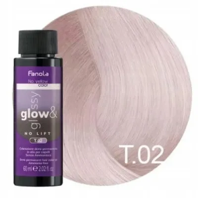 Fanola no yellow glow&glossy toner t.02 60ml