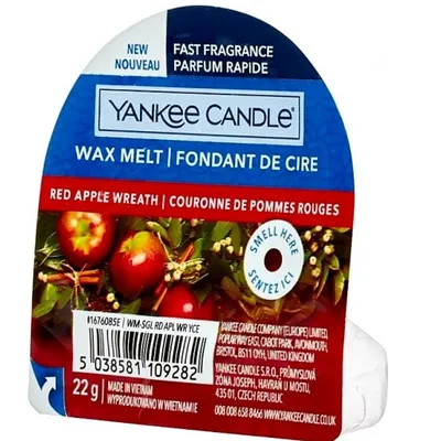 Yankee candle classic wax red apple wreath 22 g