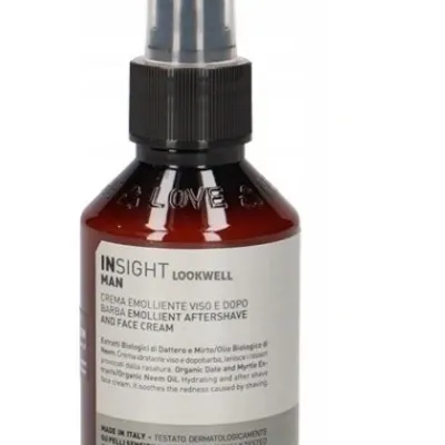 Insight man emollient aftershave & cream face krem po goleniu dedykowany jest skórze wrażliwej 100 ml