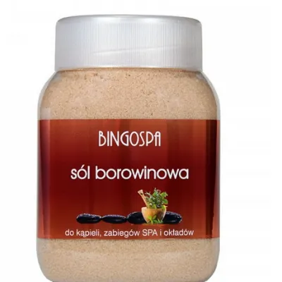 Bingospa sól borowinowa do kąpieli,zabiegów spa i okładów 1350g