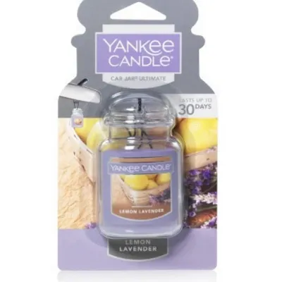 Yankee candle car jar ultimate lemon lavender