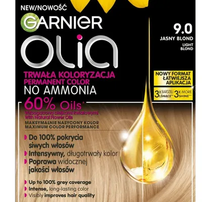 Garnier olia farba do włosów 9.0 jasny blond