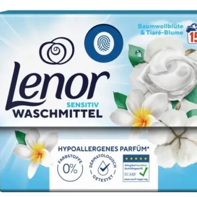 Lenor all-in-1 pods delikatność i czystość 15 kapsułek