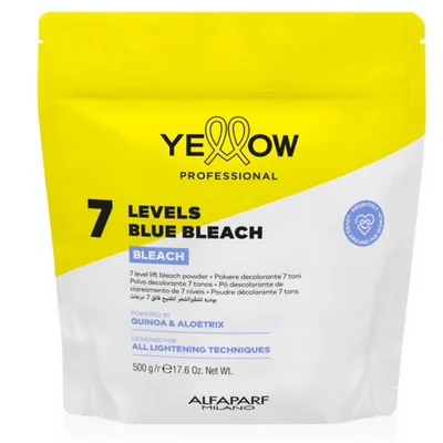 Alfaparf yellow 7 levels blue bleach powder 500 g