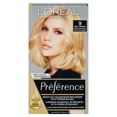 L'oreal paris recital farba do włosów bardzo jasny blond y9 hollywood