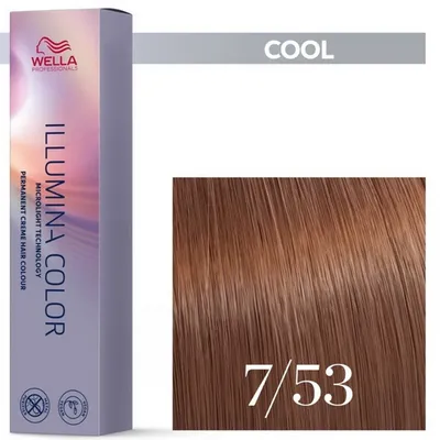 Wella illumina color 7/53 farba 60 ml